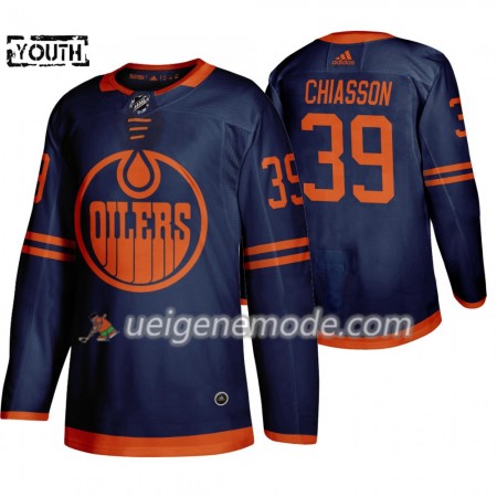 Kinder Eishockey Edmonton Oilers Trikot Alex Chiasson 39 Adidas 2019-2020 Blau Authentic